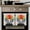 Black, variant on Funny Panda 1 Pack Kitchen Towel, Water Absorbent Dish Towel, Rainbow Abstract Animals Decorative Hand Towels - Quick Drying Cloth for Cooking Baking, 18x28 Inch
