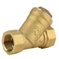 thumbnail image 2 of 1/2" BSPP Female Thread Y Brass Strainer Shaped Brass Strainer Filter Valve Connector for Water Oil Separation, 2 of 8