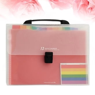 FIVE STAR, Expanding File Folder, Zipper, 7 Pocket, Multicolor