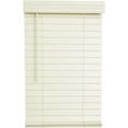 thumbnail image 4 of Lotus & Windoware Cordless 2" Faux Wood Room Darkening Horizontal Blind, 63" W x 60" L, Alabaster, Smooth, 4 of 6