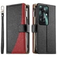 thumbnail image 2 of Funda cartera GANGXUN para OPPO Reno 11F 5G , cuero PU con tarjetero, cremallera, correa de mano, soporte y protección 607°, 2 of 6