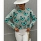 thumbnail image 2 of Suéter de mujer de punto holgado de talla grande con cuello redondo y estampado de mariposas de estilo europeo y americano para invierno, 2 of 6