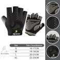 thumbnail image 1 of Guantes de gimnasio para hombre y mujer, manoplas profesionales para levantamiento de pesas, Crossfit, entrenamiento, culturismo, medio dedo, Protector de mano Fivean Guantes deportivos, 1 of 2