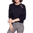 thumbnail image 1 of Free People Womens Don't Forget Me Pullover Blouse, Black, X-Small, 1 of 1