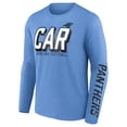 thumbnail image 2 of Men's Fanatics  Blue Carolina Panthers Long Sleeve T-Shirt, 2 of 3