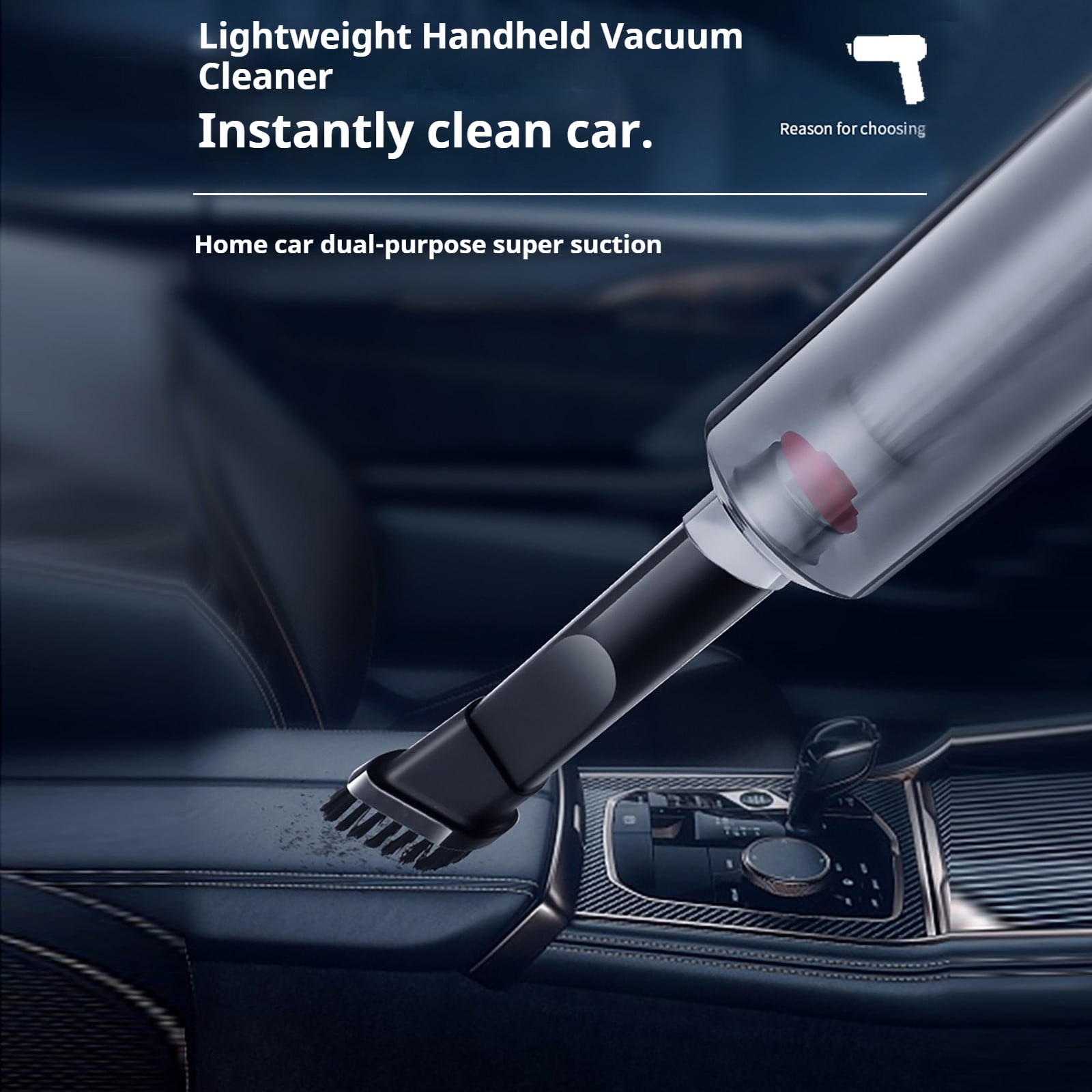 4 Packs Wireless Car Vacuum Cleaner with 3500PA Strong Suction, Blowing Function, Pet Hair Remover, Portable Handheld for Car Interior Cleaning, 1200mAh Battery