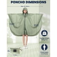 thumbnail image 3 of Poncho de lluvia ANYOO, impermeable, ligero y reutilizable, para senderismo, 3 of 6