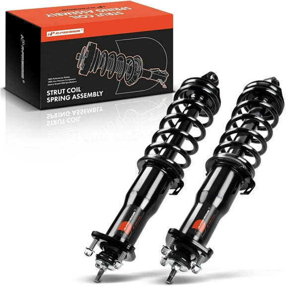 A-Premium Complete Struts Coil Springs Assembly Compatible with Lexus GS300 1998-2005 GS400 1998-2000 GS430 Rear Driver and Passenger Side 2-PC Set