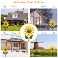 thumbnail image 4 of Sunflower Wind Spinner, Metal Wind Spinner with Stake, Wind Spinners for Yard and Garden Lawn Patio Decor, 4 of 6