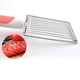 thumbnail image 4 of Rebanador de alimentos de acero inoxidable para cocina | Corta fiambres, queso, tomates y huevos cocidos | Mango de polipropileno | Rebanado uniforme de jamón, fruta y verduras | Juego de 1 pieza, 4 of 6