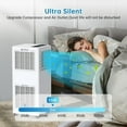 thumbnail image 3 of 2025 New 3-In-1 Portable Air Conditioner - 8,000 BTUs, Fan, LED Display, Remote Control, Timer, and Sleep Mode for Rooms Up to 350 Sq.Ft, 3 of 7