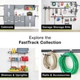 thumbnail image 7 of Rubbermaid Garage FastTrack 15-Piece Medium Kit, Black/Grey, 7 of 7