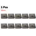 thumbnail image 1 of Mosiee 1 Pce Capuchon Carré en Acier Inoxydable à Acier Galvanisé Forme Pyramide Décoration de Colonne de Jardin Maison, 1 of 9