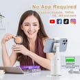 thumbnail image 2 of Soporte para teléfono con seguimiento automático, soporte de seguimiento para el cuerpo y la cara con rotación de 360°, trípode de seguimiento para grabación de Vlog, transmisión en vivo, batería inco, 2 of 5