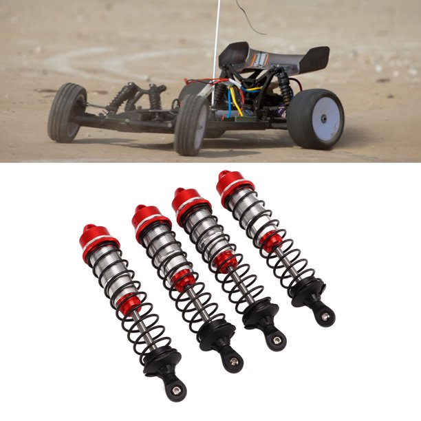 Amortiguadores traseros delanteros ANGGREK 3 Colores Agujero a Agujero 133mm para Coche RC MAXX 20 1/10 4 Unids/set