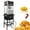 Black, variant on Holaki 20Oz Popcorn Machine with Cart, Commercial Popcorn Maker Machine with Stainless-Steel Kettle, 3-Switch Control, Warming Deck, 1440W Popcorn Popper for Parties Home Theater, 100 Cups, Red