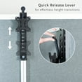 thumbnail image 5 of VIVO Black Office Cubicle Monitor Mount Stand Attachment  for 17" to 32" Screen, 5 of 8