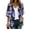 Dark Blue, variant on New Year Reset AXXD Womens Swim Cover Up Plus Size Floral Print Puff Sleeve Kimono Cardigan Loose Chiffon Cover Up Tops