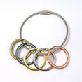 thumbnail image 6 of Flat Key Rings Key Chain Metal Split Ring 40pcs (Round 1.25 Inch Diameter), for Home Car Keys Organization, Arts & Crafts, Lanyards, Lead Free Colored (Antique Brass), 6 of 7