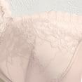 thumbnail image 3 of Gytharion Women's Lace Spliced Bras Wire Free Push Up Breathable Adjustable Straps Bras Solid Color Comfort Soft Everyday Bras, 3 of 6