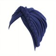 thumbnail image 5 of Stylish and Comfortable Solid Color Braided Turban Cap for Women - Perfect for Chemo, Head Wraps, and Hijabs, 5 of 5