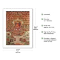thumbnail image 2 of The Drikung Lineage - Field of Accumulation Practice - Vintage Tibetan Thangka Buddhist Painting - Tibet, 17th Century - Bamboo Fine Art 290gsm Paper (Unframed) 12x16in, 2 of 4