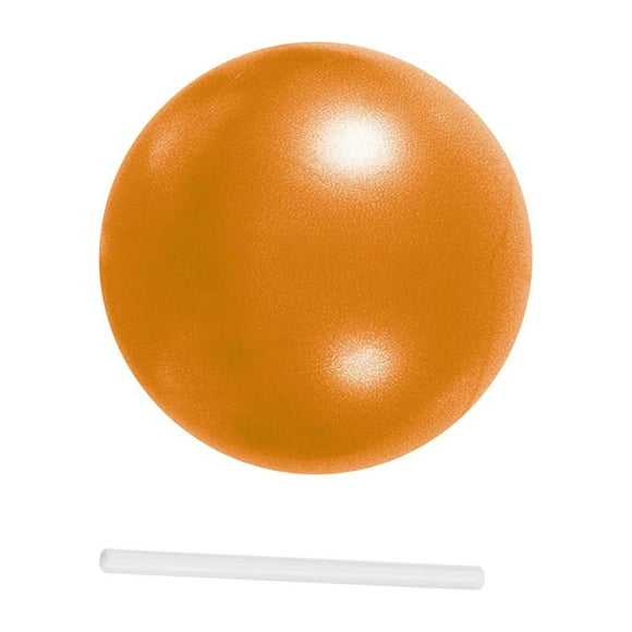 Pelota de Pilates pequeña, pelota de núcleo, pelota de ejercicio antiexplosión, pelota de Yoga para gimnasia, estiramiento, equilibrio, estabilidad, m Naranja DYNWAVEMX pequeña pelota de pilates