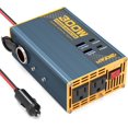 thumbnail image 2 of Inversor de corriente de 300 W, adaptador de CC de 12 V a 110 V CA con dos salidas de CA, 2 puertos USB-C PD de 30 W, 2 puertos USB QC de 18 W y 1 salida para encendedor de cigarrillos., 2 of 8