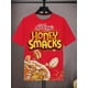 thumbnail image 4 of Camiseta de manga corta con cuello redondo y estampado geométrico Takis para hombre, tela de mezcla de poliéster suave y ligeramente elástica, camiseta fresca para el verano, 4 of 5