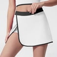 thumbnail image 5 of Daiosportswear Women'S Athletic Skort with Built-In Shorts -Tennis Skirt with Pockets, High Waisted Side Slit Yoga Skirt with Trim,Shorts Pants for Women White XXL(XXL), 5 of 6