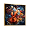 thumbnail image 2 of Designart "Opt Art Chromatic Euphony" Music Floater Framed Canvas Print, 2 of 7