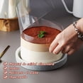 thumbnail image 3 of Película para bordes de tartas de 14cm x 10m, película decorativa de acetato transparente para decoración de tartas, chocolate, mousse, pasteles, anillos de postre, 3 of 5