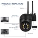 thumbnail image 2 of Cámara de seguridad inalámbrica para interiores, cámara inteligente para el hogar, conexión WiFi de doble banda 2.4G/5G, audio bidireccional y visión nocturna., 2 of 8