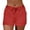 Red, variant on Rezuofi 1 Pcs Yoga Shorts for Women Cotton Summer Casual Low Rise Drawstring Athletic Shorts Slim Soft Lounge Shorts with Pockets