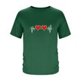 thumbnail image 3 of Tops para hombre, blusas y camisas de manga corta con cuello redondo para hombre, camisetas casuales con estampado de moda para hombre, blusa de manga corta, blusa de poliéster para hombre., 3 of 4