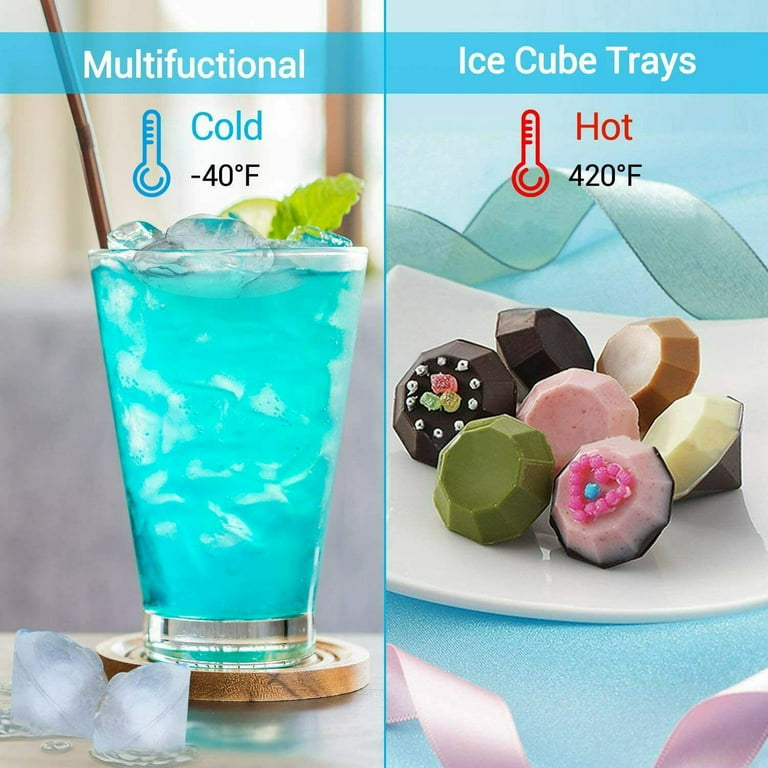 Ice Cube Molds Fun Shapes | 3D Funny Ice Cube Tray, Spoof Ice Cube Mold for  Home Bar Whiskey Cocktails Beverages Iced Tea,3Pcs
