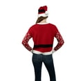 thumbnail image 2 of Jollidays Women's Mrs. Claus Ugly Christmas Sweater, 2 of 5