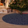 thumbnail image 5 of KLL 30" Christmas Tree Skirt LOVE Xmas Tree Skirts Mat for New Year Xmas Holiday Party Indoor Outdoor Home Decoration, 5 of 5