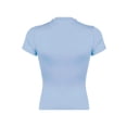 thumbnail image 2 of Women'S Short Sleeve T Shirts Summer Crop Tops Basic Slim Fit Gym Workout Y2k Clothes, 2 of 9