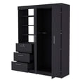 thumbnail image 3 of FM FURNITURE Tempe 3 Drawers Armoire, 3-Tier Shelf, 2-Door, 3 of 6