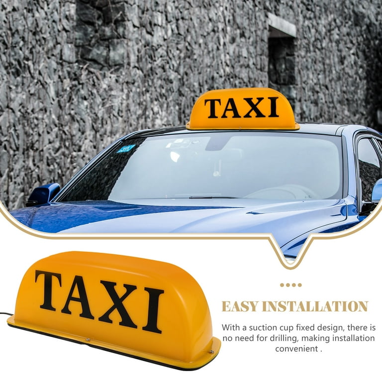 Great Safe Vehicle Taxi Sign Lamp Taxi Sign Lamp for Cars Auto Vehicle