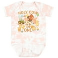 thumbnail image 3 of Inktastic Holy Cow I'm One Boy Farm Animal Birthday Boys or Girls Baby Bodysuit, 3 of 5