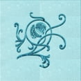 thumbnail image 1 of Ahgly Company Machine Washable Indoor Square Transitional Electric Blue Area Rugs, 6' Square, 1 of 7