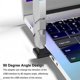 thumbnail image 4 of 4 Pack USB 3.0 Adapter Vertical Up and Down Angle, Horizontal Left and Right Angle USB Male to Femal, 4 of 5