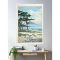 thumbnail image 2 of Kawase Hasui Artist- Pine Beach At Miho Poster Wall Art, Modern Wall Decor For Living Room Bedroom, 8x12 UNFRAMED, 2 of 3