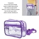 thumbnail image 4 of Bolsa De Transparente Con Correa De Malla, Agua De Prueba, Bolsa De Cuerpo Cruzado De Hombro Pequeño Para Viajar, Control De Seguridad Del Estadio, 4 of 7