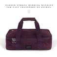 thumbnail image 3 of OMH ORGANIZE MY HOME Insulated Casserole Carrying Case, Burgundy, Reusable Lunch Bags & Boxes, 3 of 7