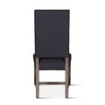 thumbnail image 4 of World Interiors Dani 18.5" Fabric High Back Dining Chairs in Charcoal (Set of 2), 4 of 8