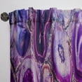 thumbnail image 3 of Designart 'Geode Marbled IX' Mid-Century Modern Curtain Panel, 3 of 5