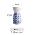 thumbnail image 2 of Jarrón moderno de cerámica para niña, florero pintado a mano, jarrón de porcelana con retrato de cabeza, jarrones de mesa, decoración del hogar, regalos de boda Ormromra 2028229-4, 2 of 9